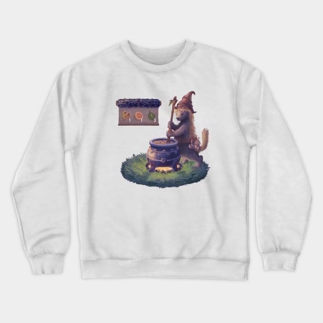 Honey Badger Brewer Crewneck Sweatshirt by Ginkgo Whale